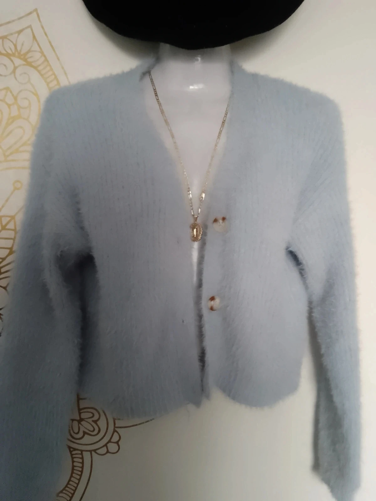 Chaleco azul claro talla xs oversize – photo 2